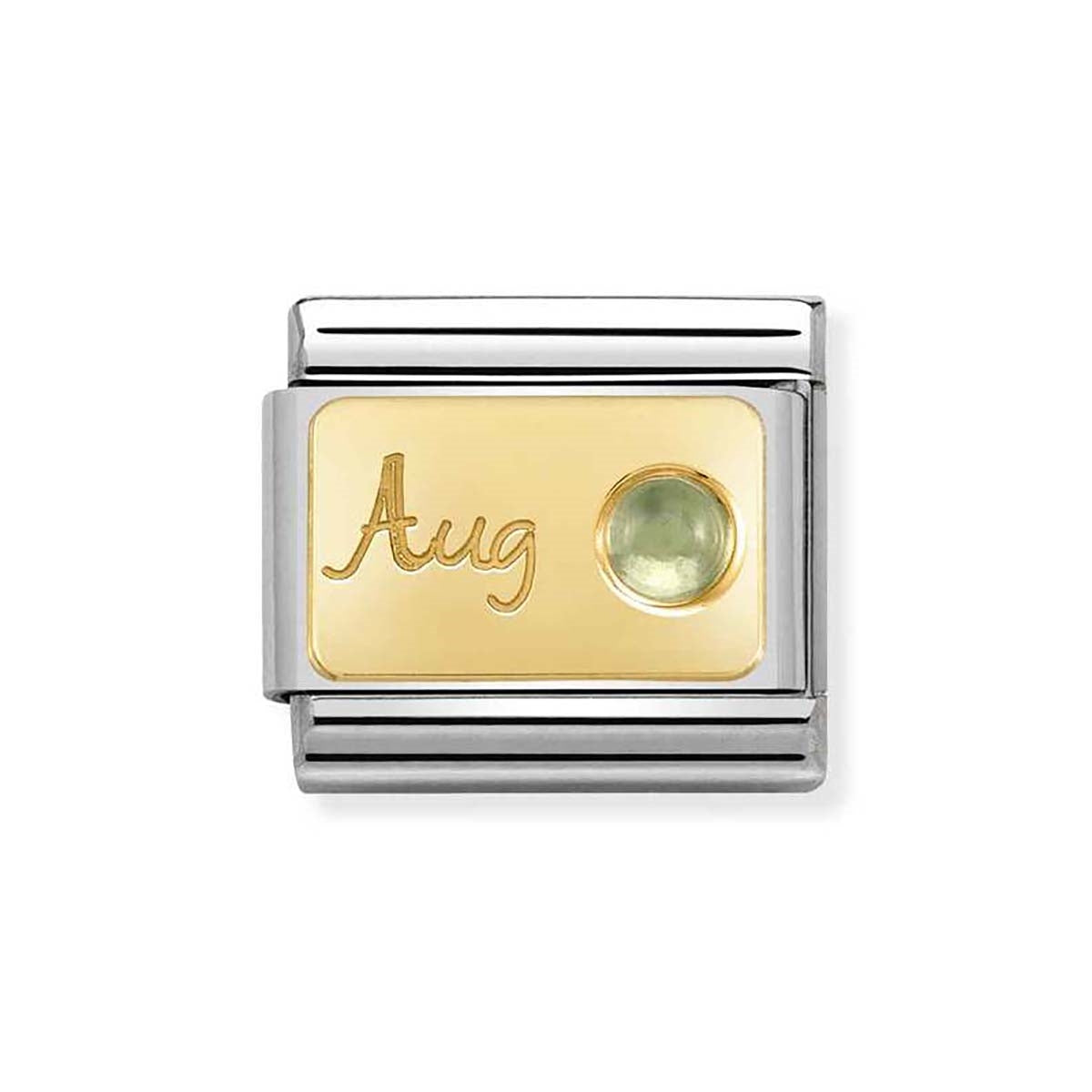 Nomination August Peridot Birthstone Charm