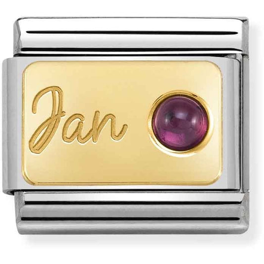 Nomination January Garnet Birthstone Charm