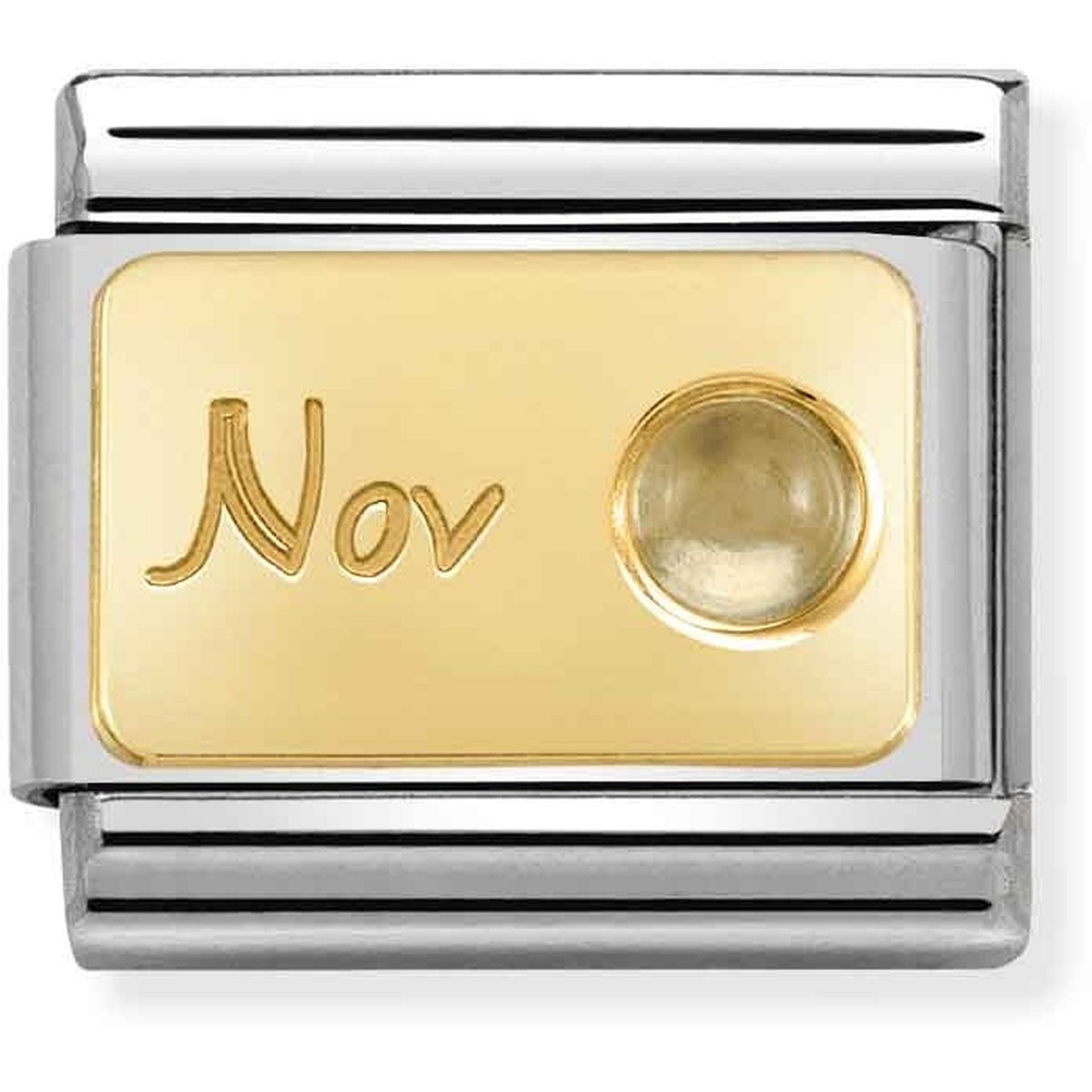 Nomination November Citrine Birthstone Charm