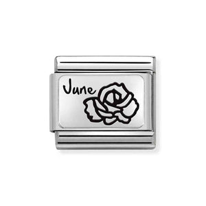 Nomination June Birth Flower Charm