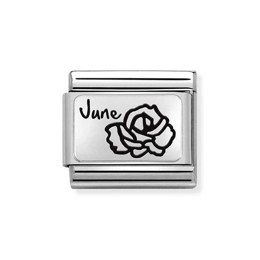 Nomination June Birth Flower Charm