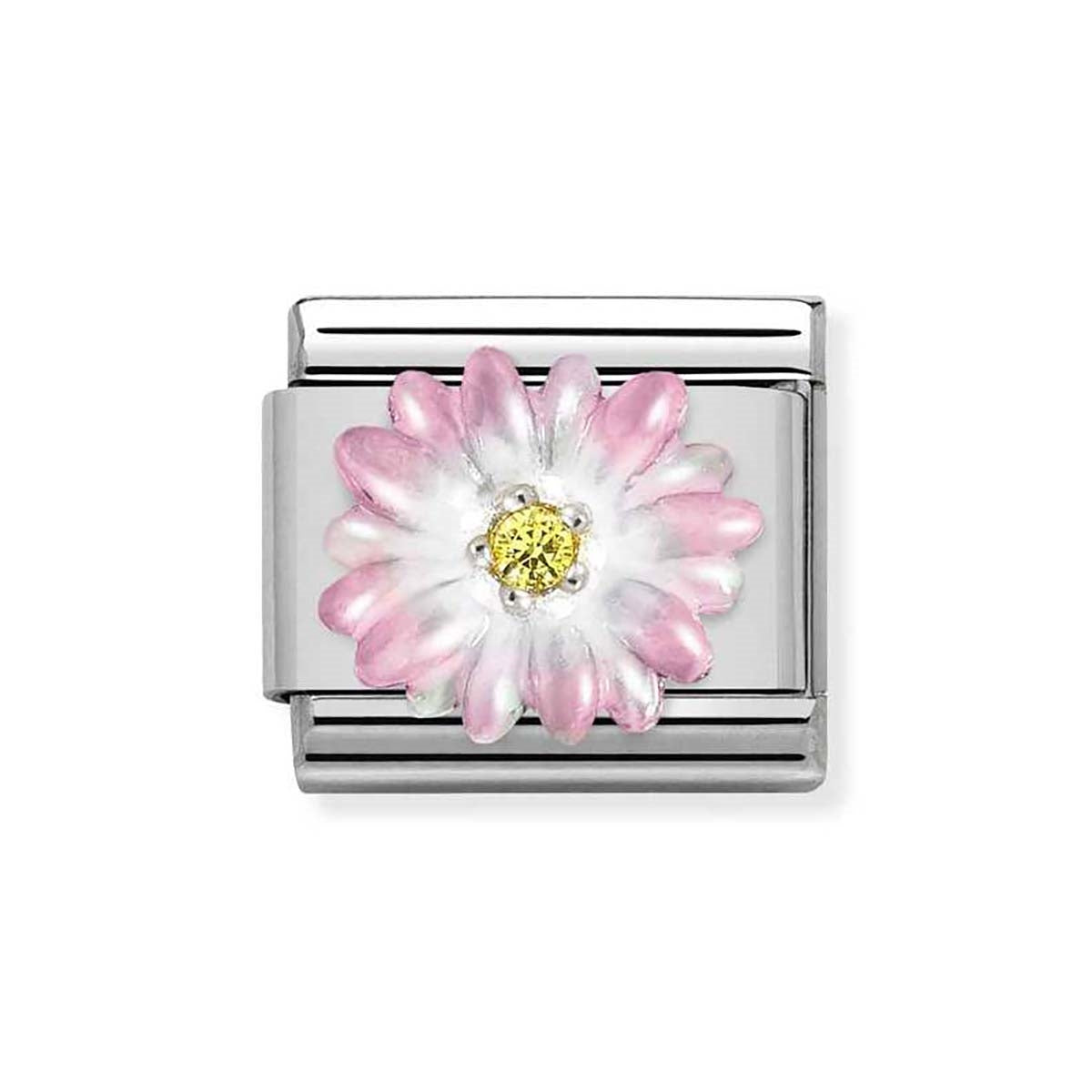 Nomination Pink Flower Charm