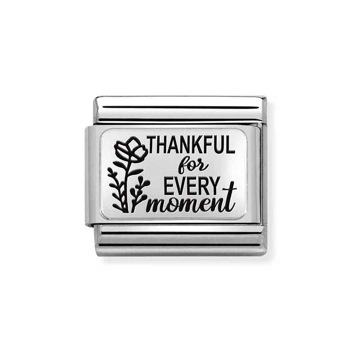 Nomination Thankful For Every Moment Charm