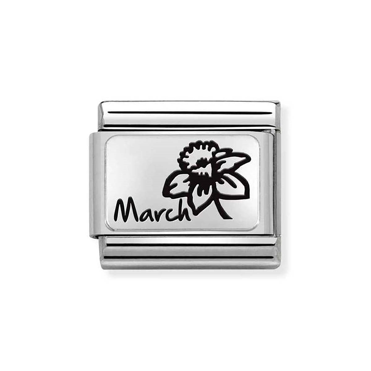 Nomination March Birth Flower Charm