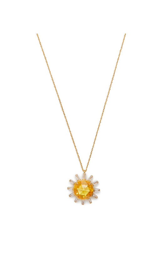 Kate Spade New York Gold Sunflower Necklace