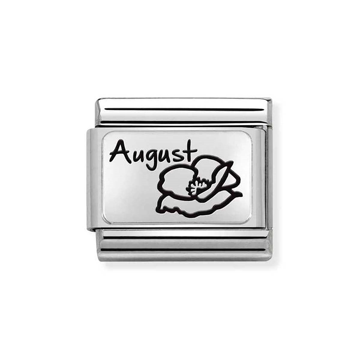 Nomination August Birth Flower Charm