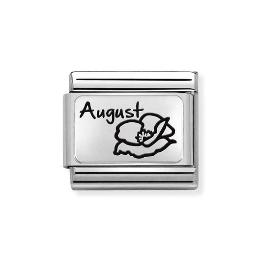 Nomination August Birth Flower Charm