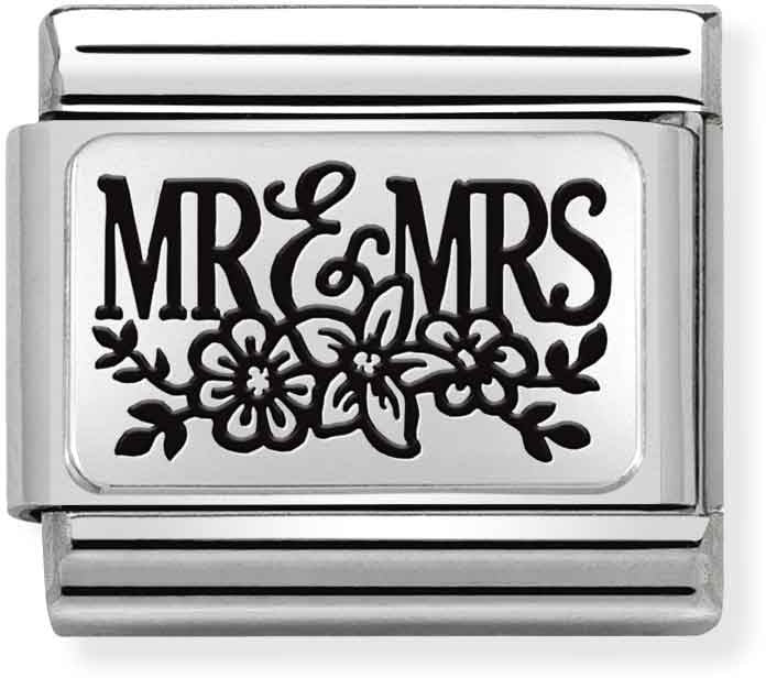 Nomination Mr & Mrs Flower Charm