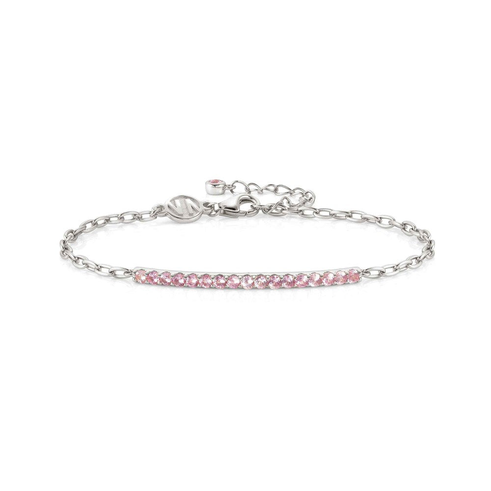 Nomination Lovelight Silver + Pink Bracelet