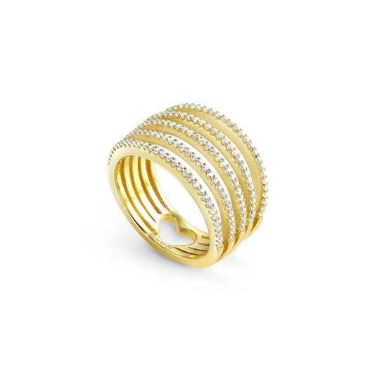 Nomination Lovelight Gold Heart Ring Size 54