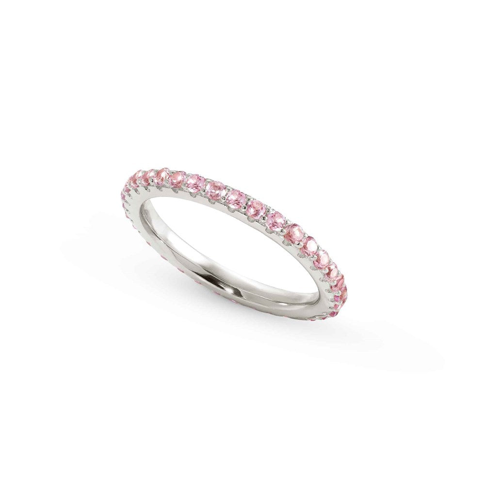 Nomination Lovelight Silver + Pink Ring Size 56