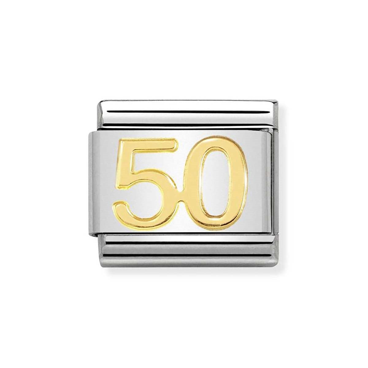 Nomination 50th Birthday Charm