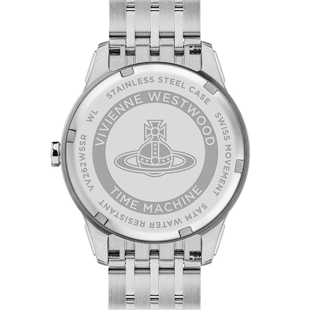 Vivienne Westwood Mixed Metal EastEnd Crystal Bracelet Watch