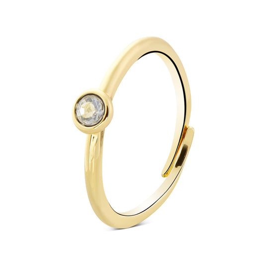 Karma Gold April Adjustable Ring