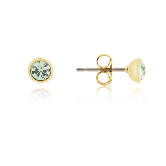 Karma Gold August Stud Earrings