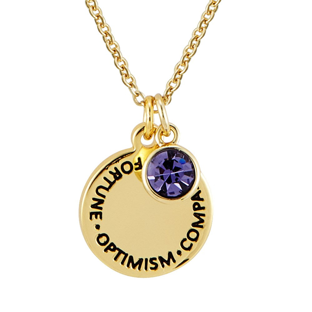 Karma Gold December Necklace