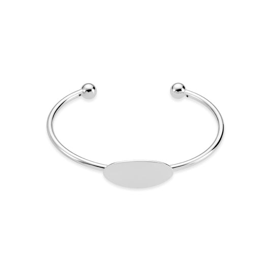 Argento Silver Engravable Kids Bangle
