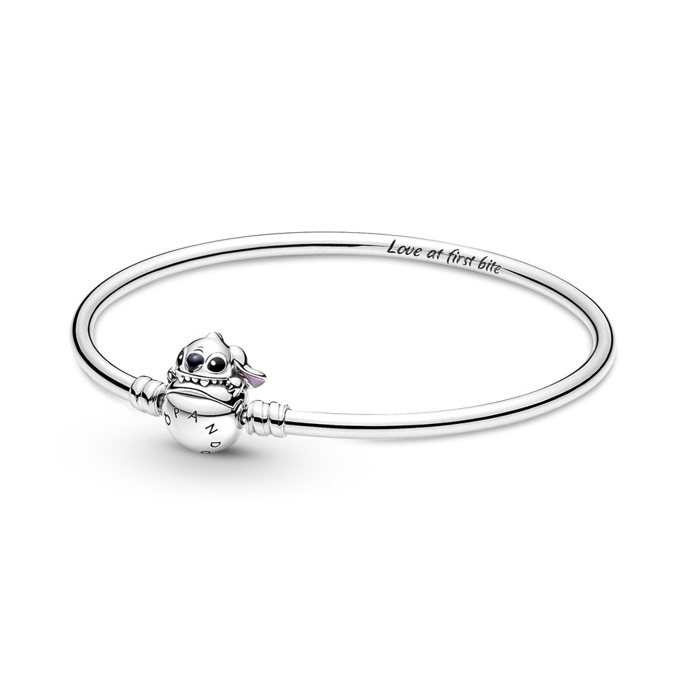Pandora Moments Disney Stitch Clasp Bangle