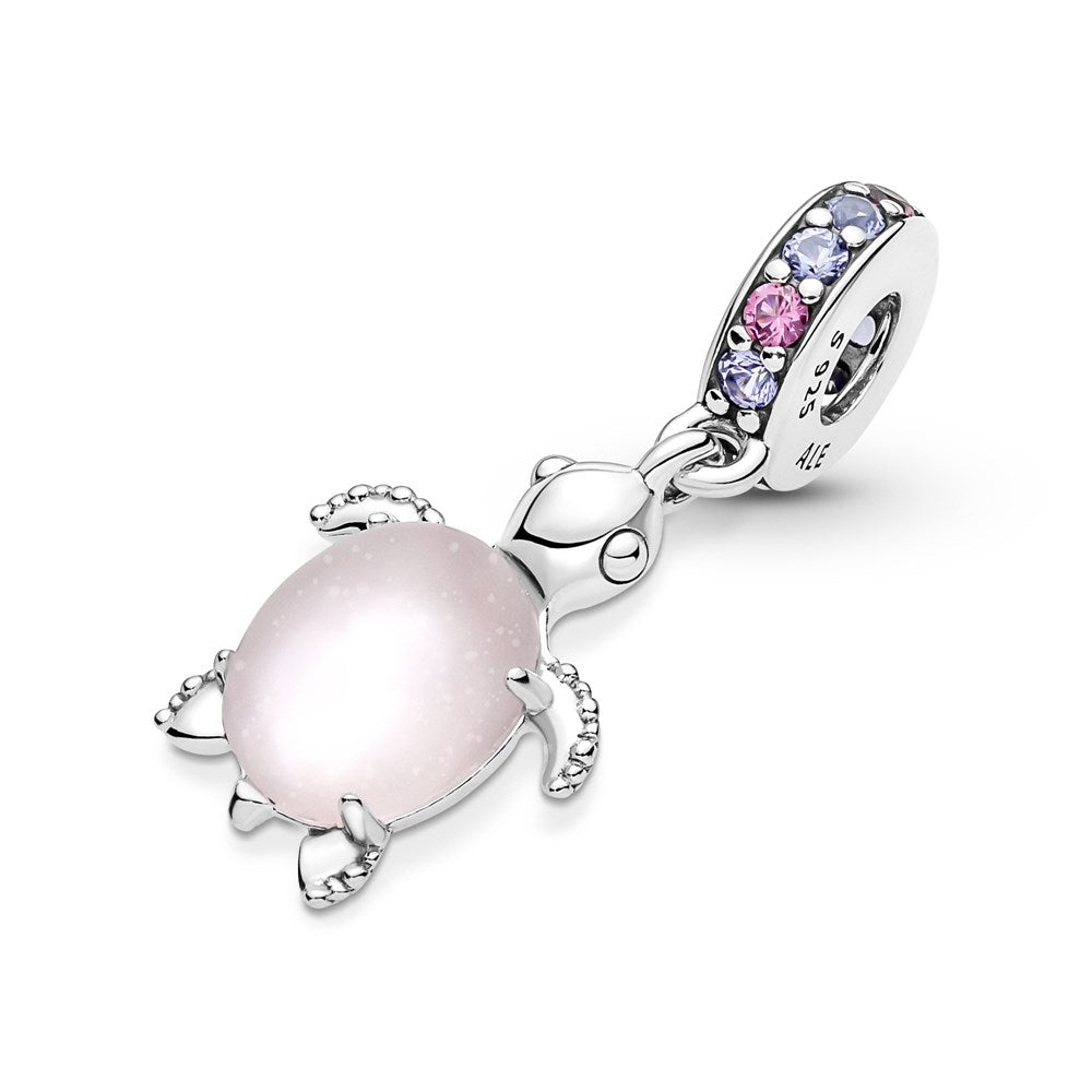 Pandora Murano Glass Pink Sea Turtle Charm