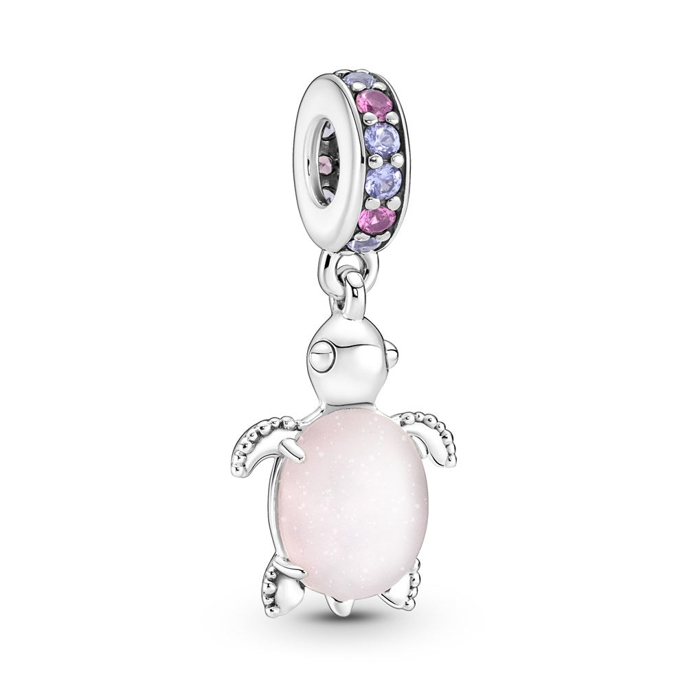 Pandora Murano Glass Pink Sea Turtle Charm