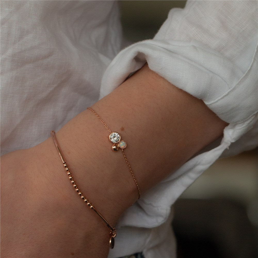 Seek + Find Beloved Rose Gold Bracelet