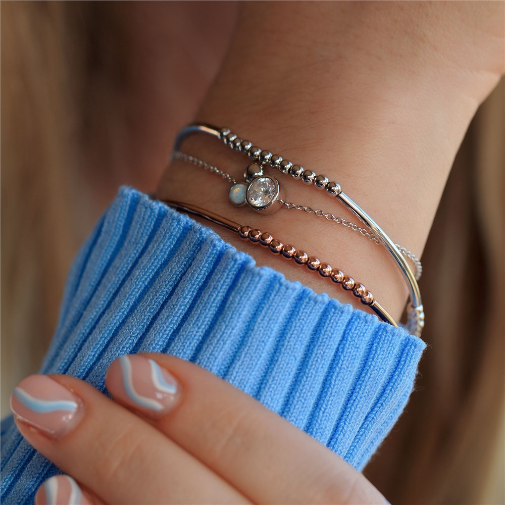 Seek + Find Beloved Silver Bracelet