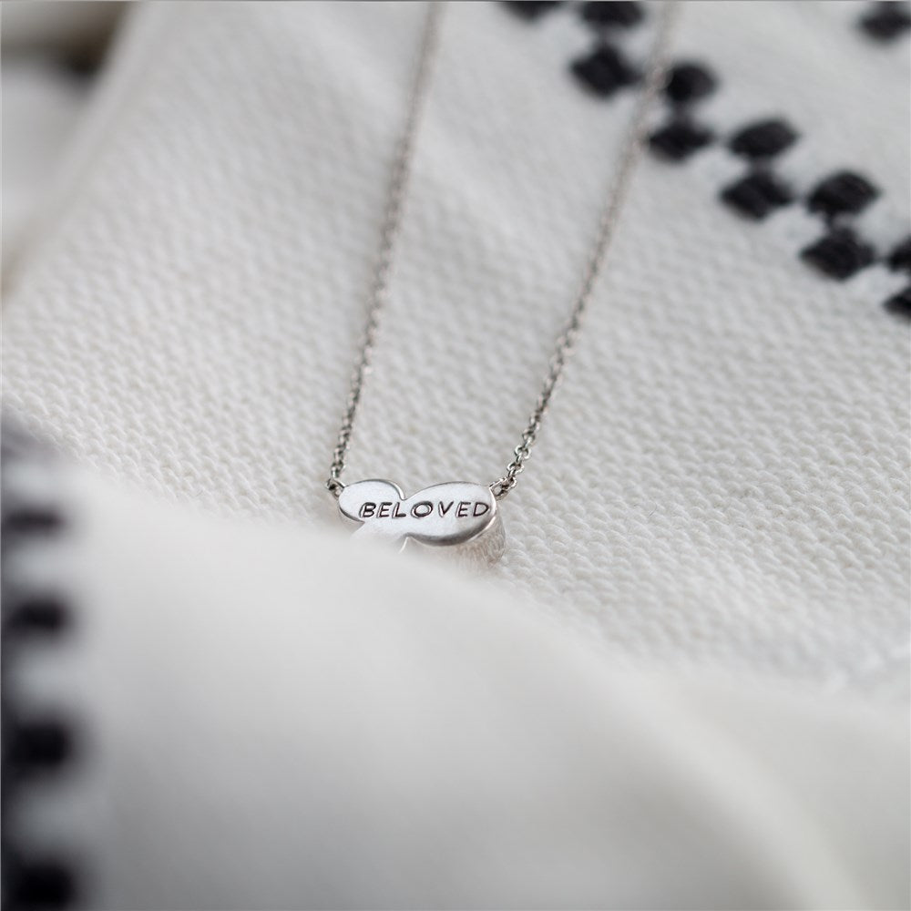 Seek + Find Beloved Silver Necklace