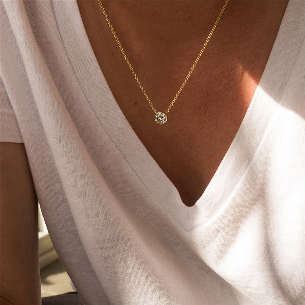 Seek + Find Calm Gold Necklace