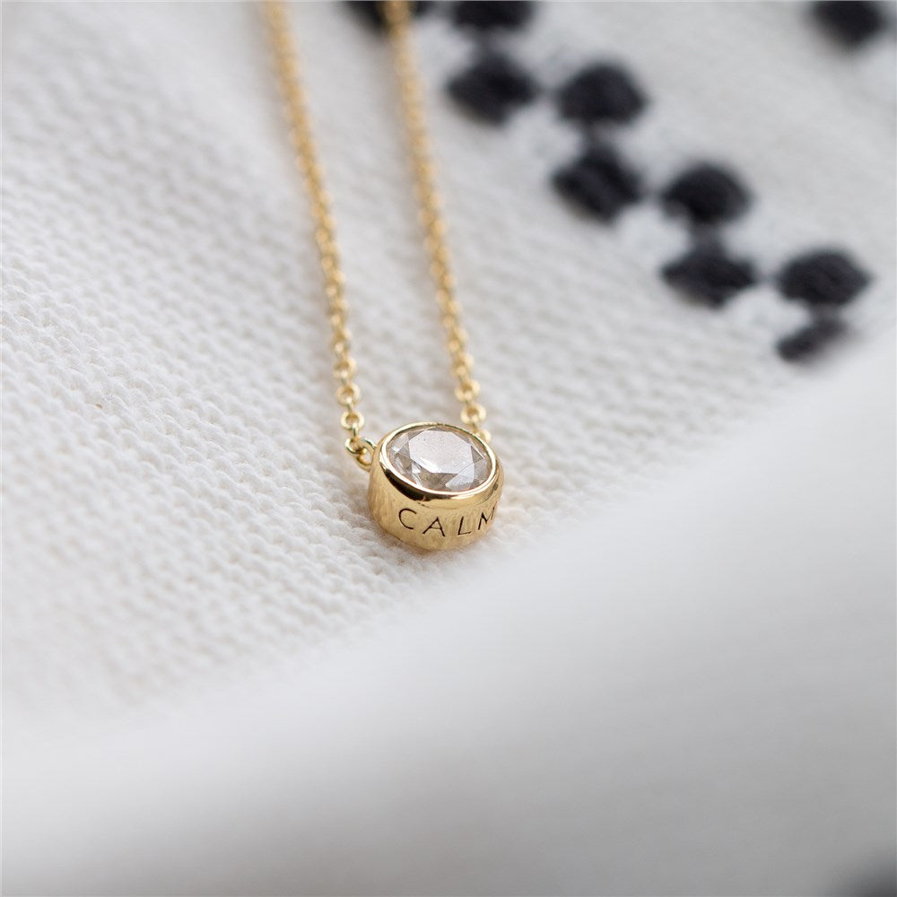 Seek + Find Calm Gold Necklace