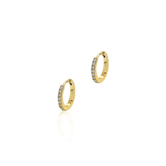 Seek + Find Wonder Gold Huggie Earrings