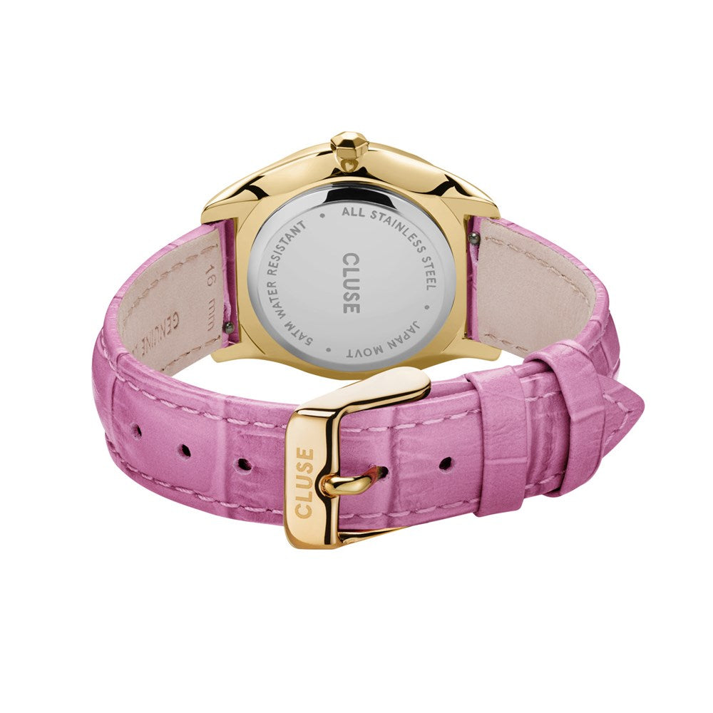 CLUSE Gold + Pink Feroce Petite Watch