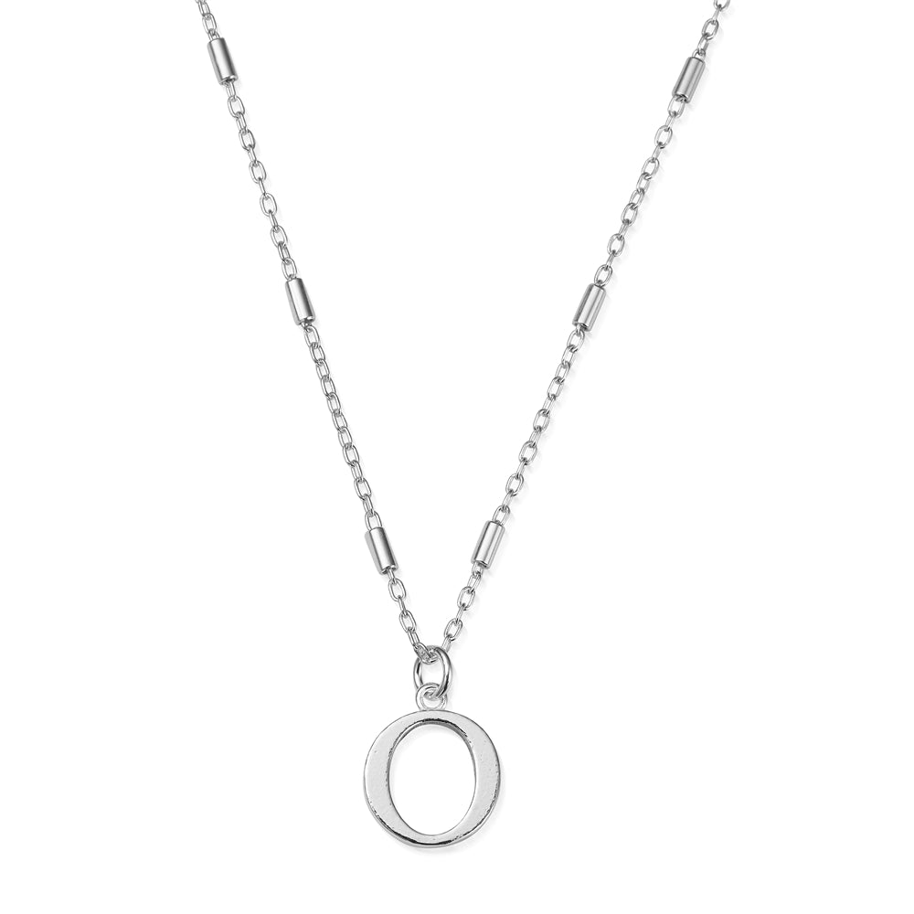 ChloBo Silver Iconic Initial Necklace