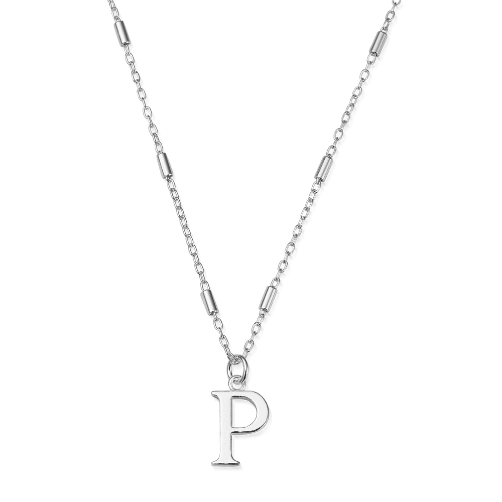 ChloBo Silver Iconic Initial Necklace