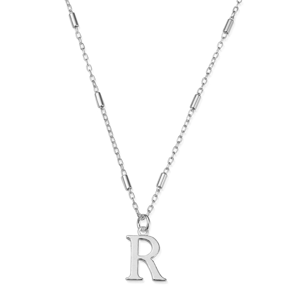 ChloBo Silver Iconic Initial Necklace