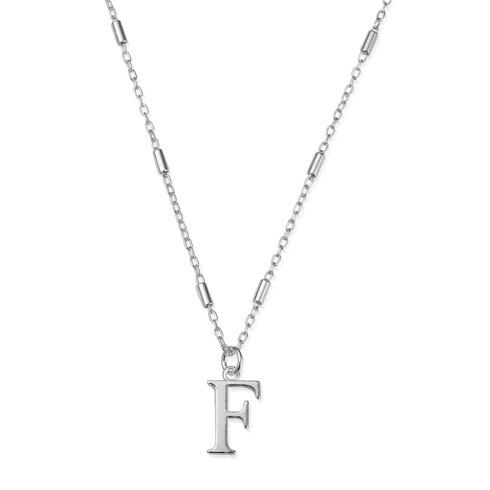 ChloBo Silver Iconic Initial Necklace