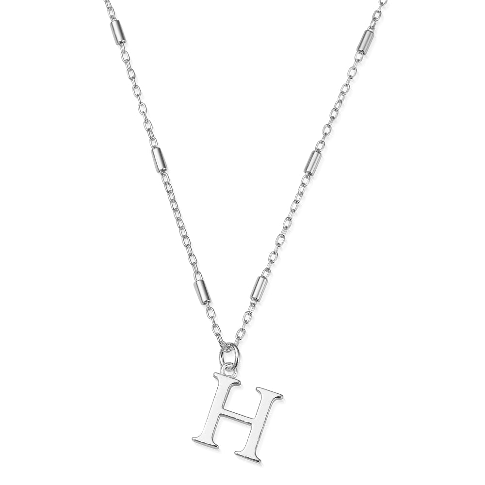 ChloBo Silver Iconic Initial Necklace