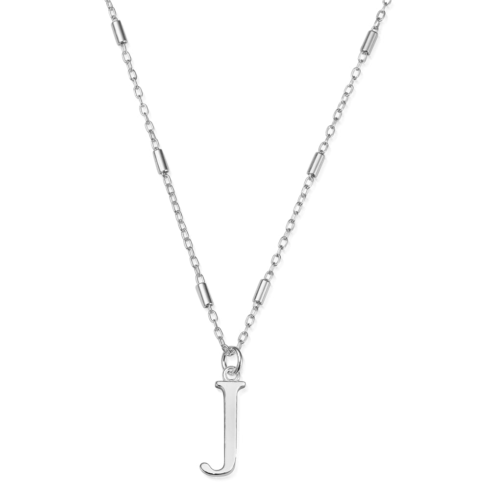 ChloBo Silver Iconic Initial Necklace