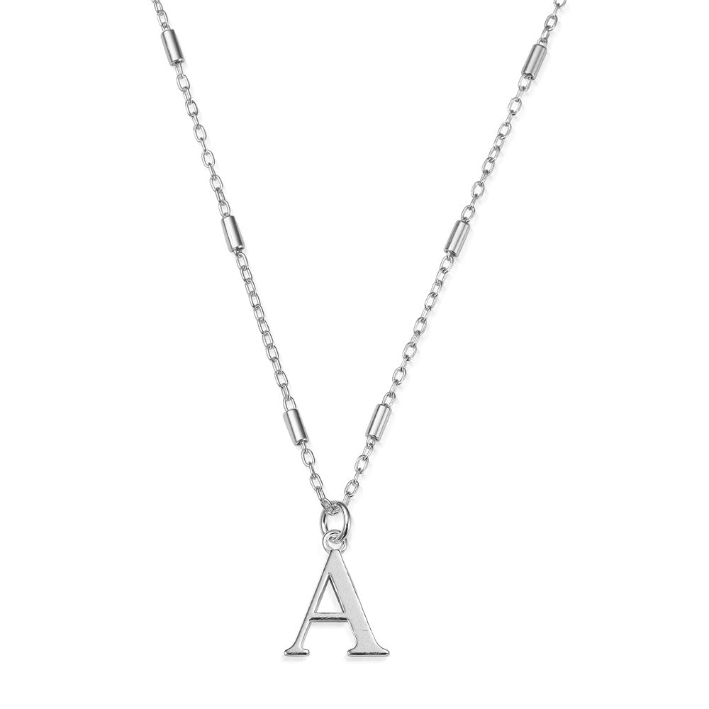 ChloBo Silver Iconic Initial Necklace
