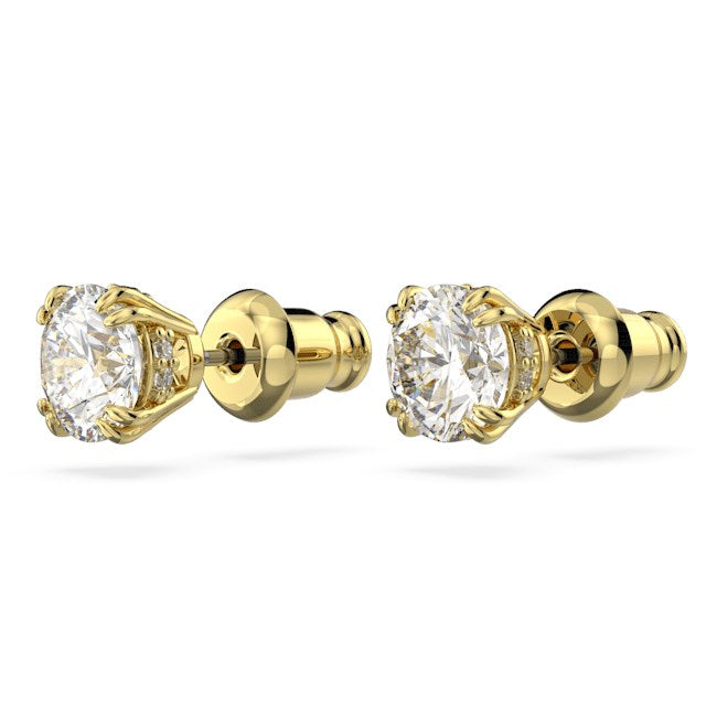 Swarovski Constella Gold Stud Earrings