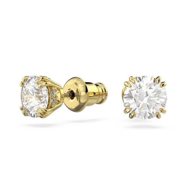 Swarovski Constella Gold Stud Earrings