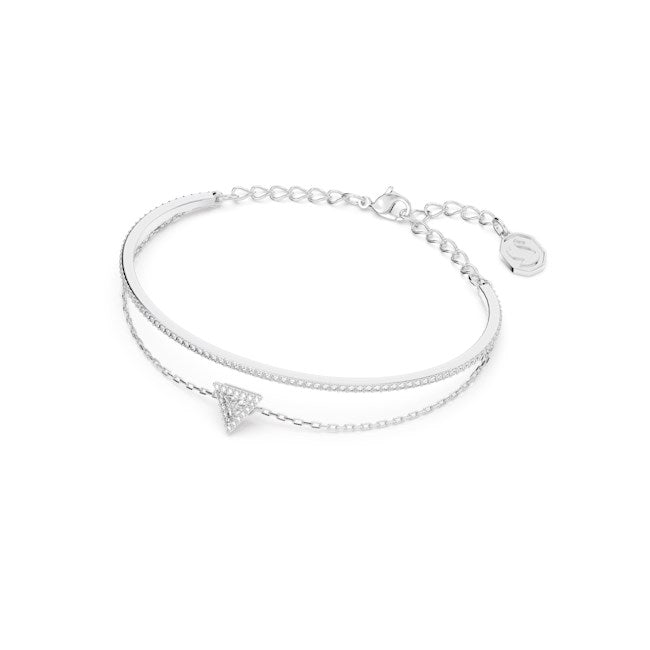 Swarovski Ortyx Small Silver Triangle Bracelet