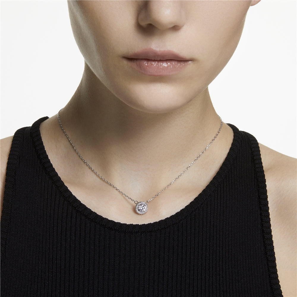 Swarovski Constella Silver Halo Necklace