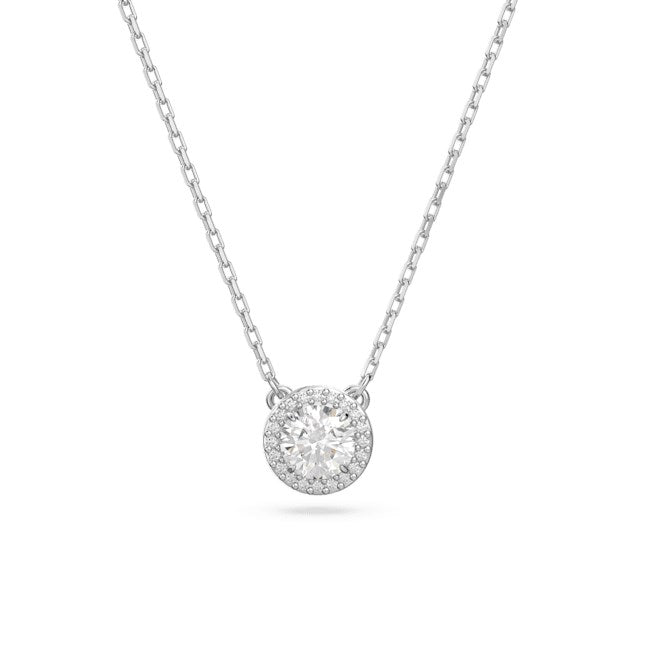 Swarovski Constella Silver Halo Necklace