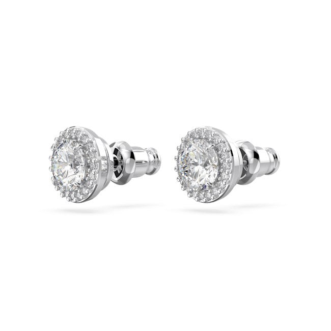 Swarovski Constella Silver Halo Earrings