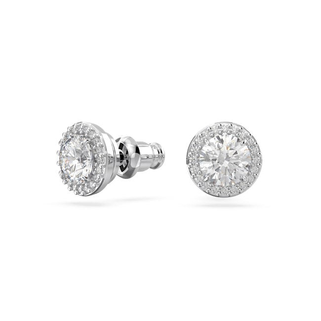 Swarovski Constella Silver Halo Earrings