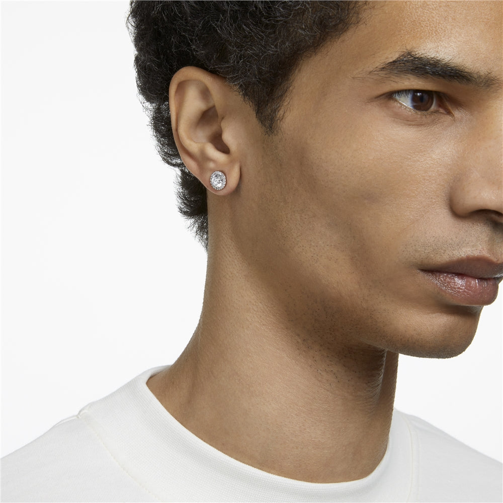 Swarovski Constella Silver Halo Earrings