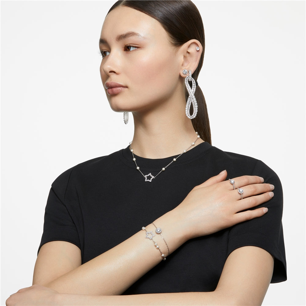 Swarovski Constella Silver Stud Earrings