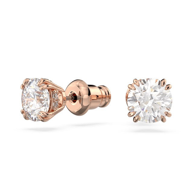 Swarovski Constella Rose Gold Stud Earrings