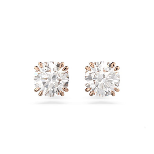Swarovski Constella Rose Gold Stud Earrings