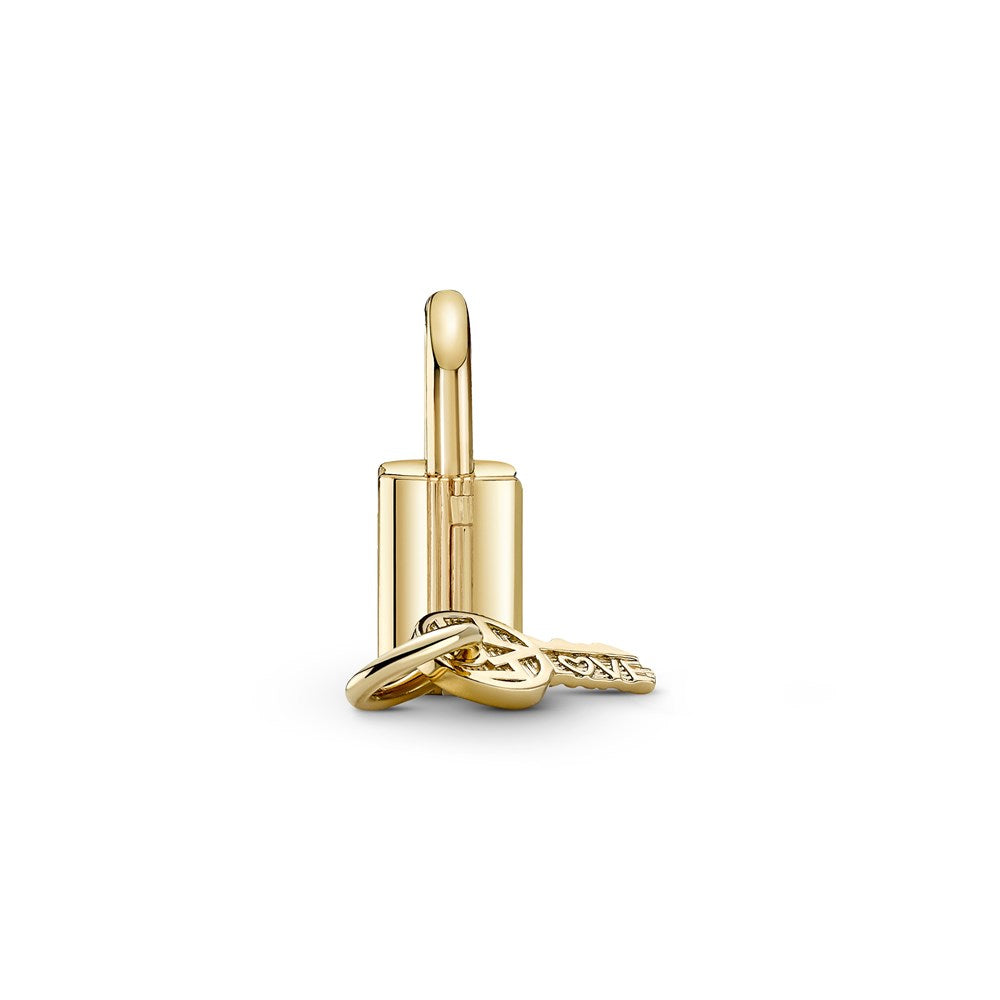 Pandora Gold Padlock & Key Charm